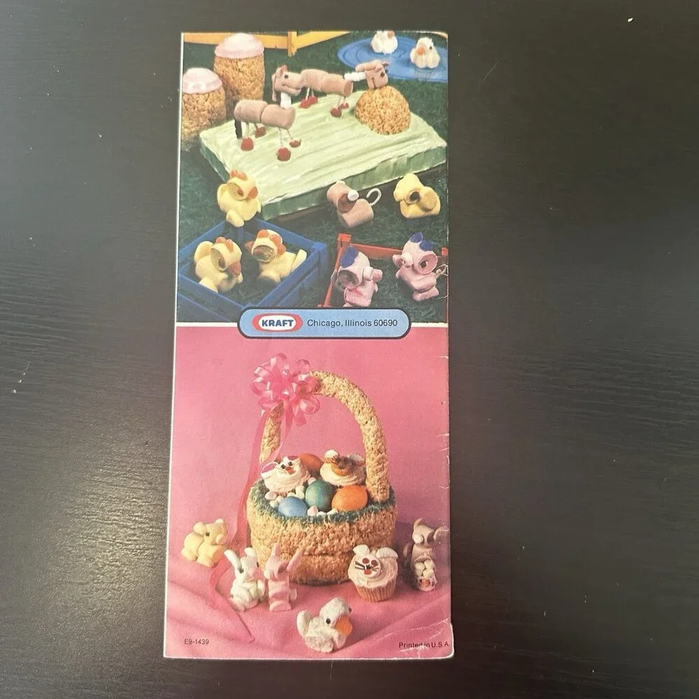 1979 Kraft Marshmallows Confection Creations Book Booklet Dessert Crafting‎ Kids